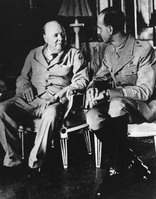 Winston Churchill et Humbert de Savoie