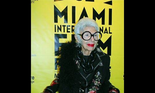Photographie de Iris APFEL
