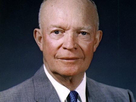 Le président Dwight D. Eisenhower