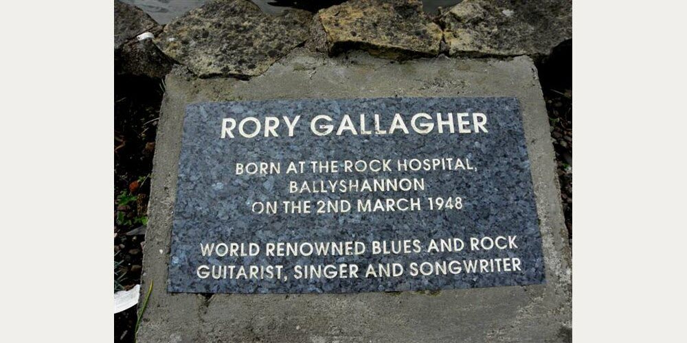 Rory Gallagher plaque