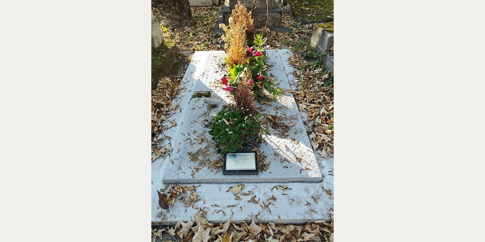 La tombe de Thierry Courtin