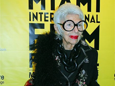 L'icone de la mode Iris Apfel n'est plus