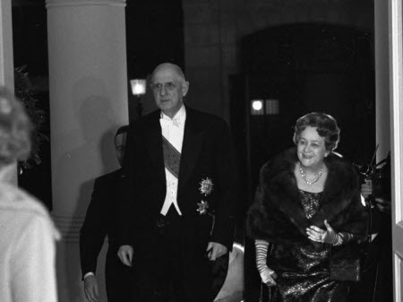 La femme politique Yvonne De Gaulle