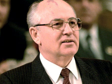 Mikhaïl Gorbatchev, le dernier président de l'URSS et prix nobel de la paix 1990