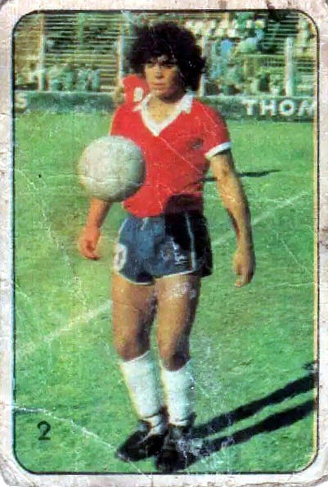 Maradona figurita, via Wikimedia Commons