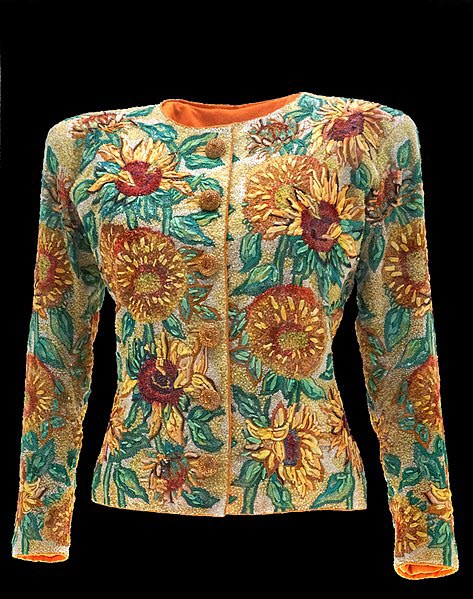Veste YSL en hommage à l'artiste Van Gogh