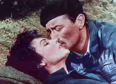 Ava Gardner et Gregory Peck dans Les Neiges du Kilimandjaro