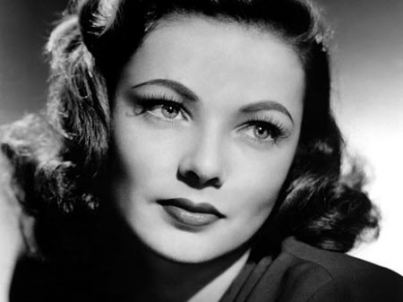 L'actrice américaine Gene Tierney
