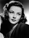 L'actrice américaine Gene Tierney