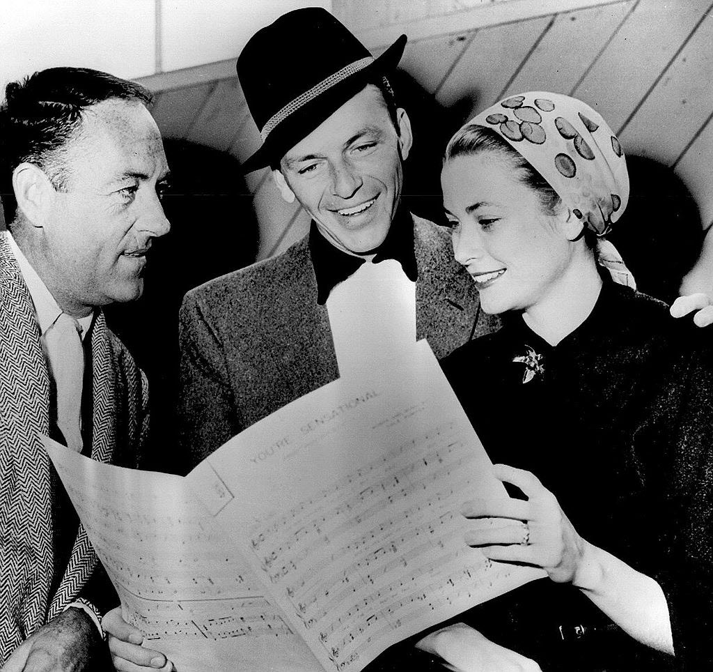 Charles Walters, Frank Sinatra et Grace Kelly sur le film Haute Société en 1956