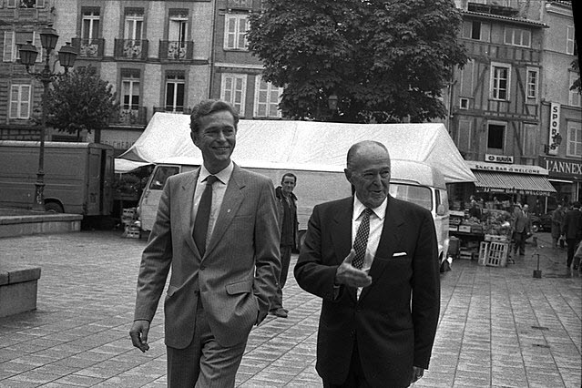 Dominique Baudis et son père