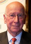 Le footballeur anglais, Bobby Charlton