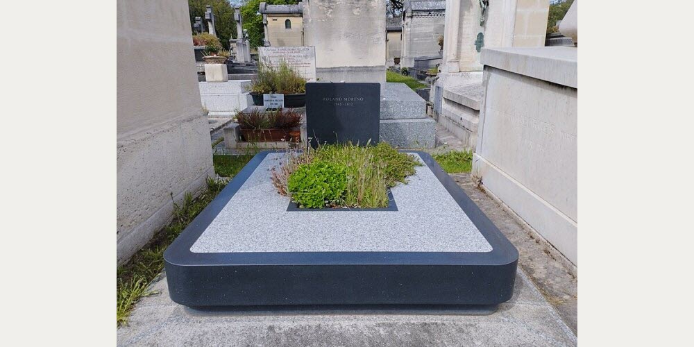 La tombe de Roland Moreno