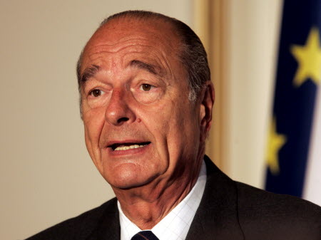 L'ancien président de la République, Jacques Chirac