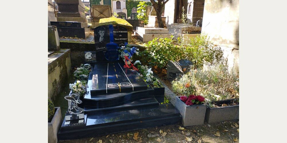 La tombe de Dick Rivers