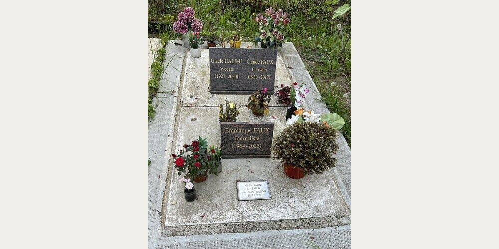 La tombe de Gisèle Halimi