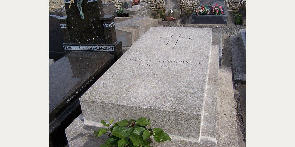 La tombe de Georges Pompidou