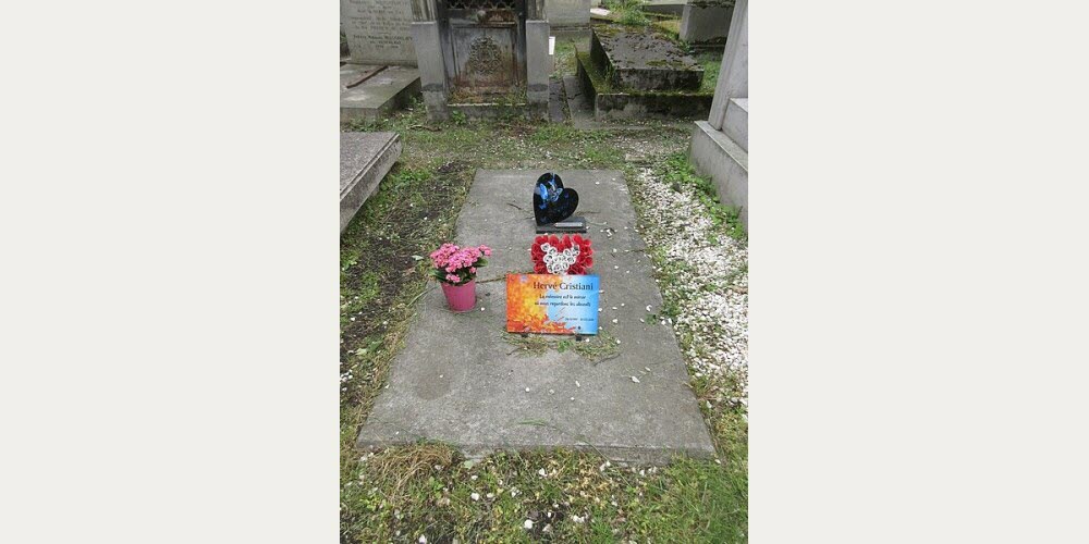 La tombe de Hervé Cristiani