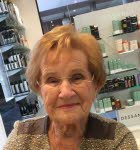 Reine Michel, doyenne du village