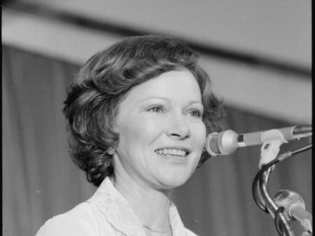 La militante et ancienne Première Dame des Etats-Unis, Rosalynn Carter