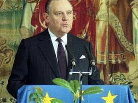 Raymond Barre, ancien Premier ministre et ancien maire de Lyon