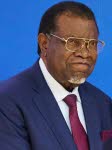 L'ancien président de la Namibie, Hage Geingob