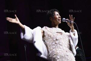 La chanteuse Aretha Franklin La chanteuse Aretha Franklin