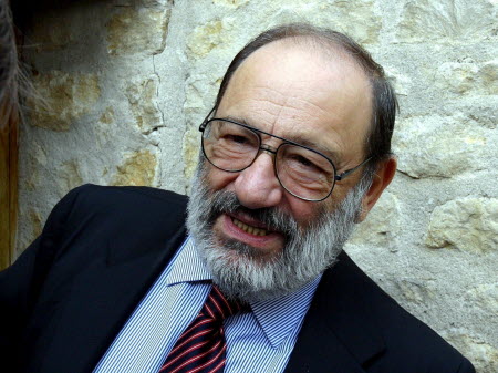 L'écrivain Umberto Eco a laché sa plume