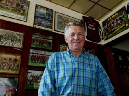 Le joueur de football Georges Zvunka