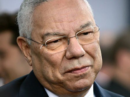 L'ancien chef d'Etat-Major des armées et secrétaire d'Etat Collin Powell