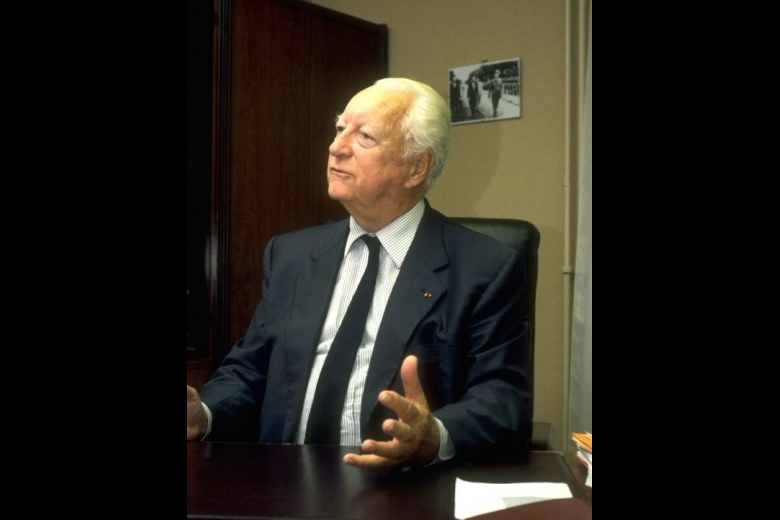 Pierre Messmer, exPremier ministre sous Pompidou.