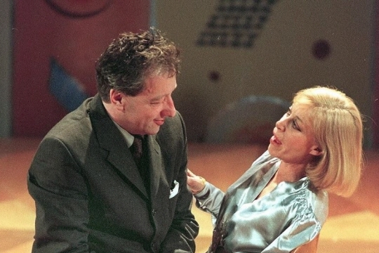 Florence Giorgetti, en 1998, dans le rôle de "Rosa", au côté de Jean-Jacques Moreau. Photo archives AFP