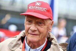 L’ancien pilote légendaire de F1 Niki Lauda L’ancien pilote légendaire de F1 Niki Lauda