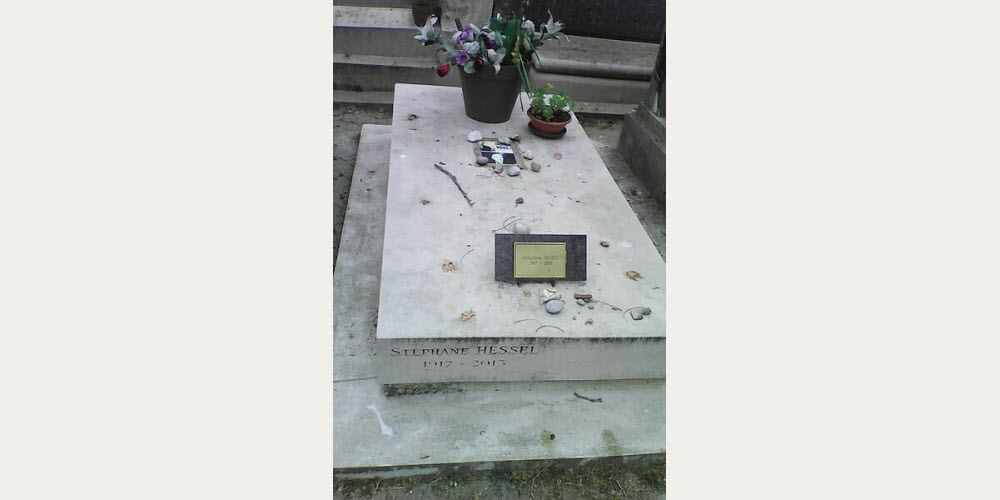 La tombe de Stéphane Hessel