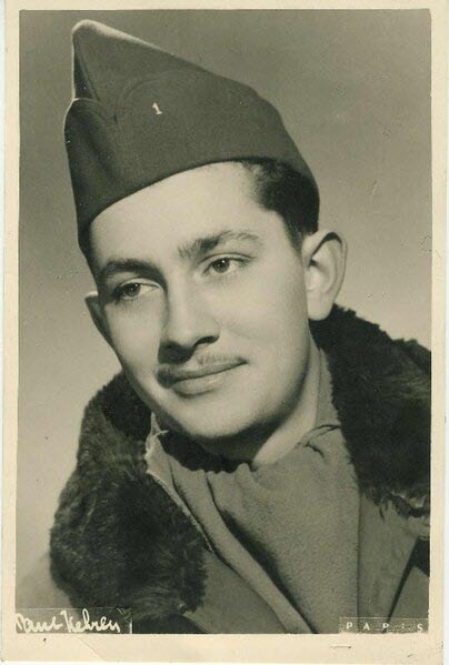 Jean- Claude Pascal en uniforme militaire