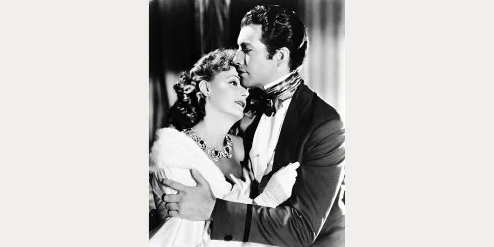 Greta Garbo et Robert Taylor 1936