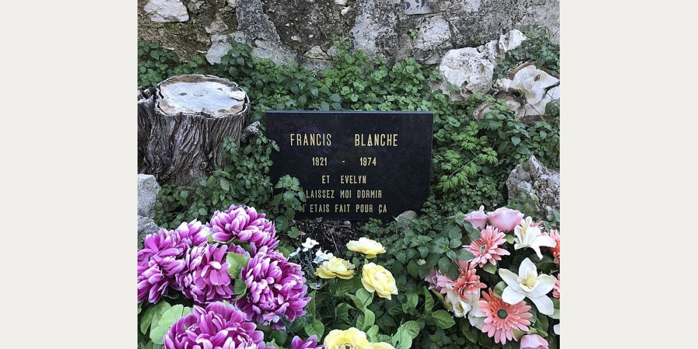 La sépulture de Françis Blanche