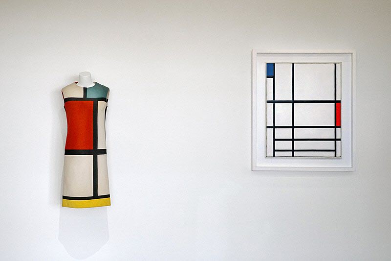 La robe Mondrian de YSL, Collection Autonme-Hiver 1965