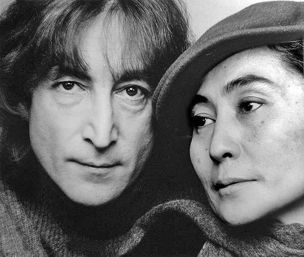 John Lennon et Yoko Ono 