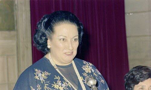 Photographie de Maria MONTSERRAT CABALLÉ