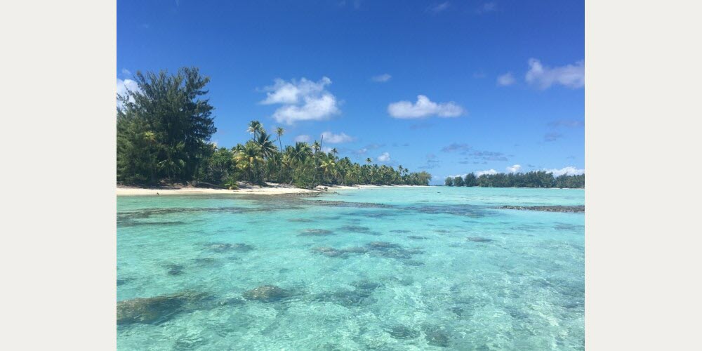 Motus et lagon à Tetiaroa